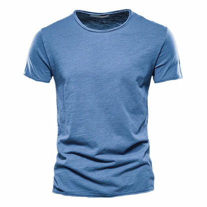 Men's Soft Cotton Casual Slim Fit Summer T-Shirt