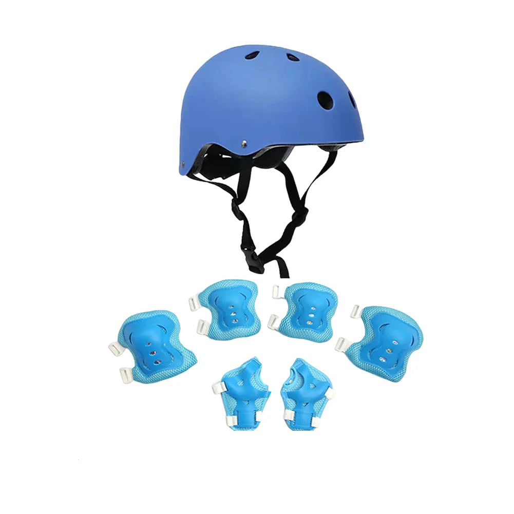 Breathable & Shock-Absorbing Knee Pads & Helmet