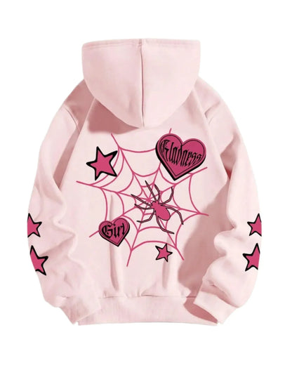 Eye Catching Spider Star Sweatshirt