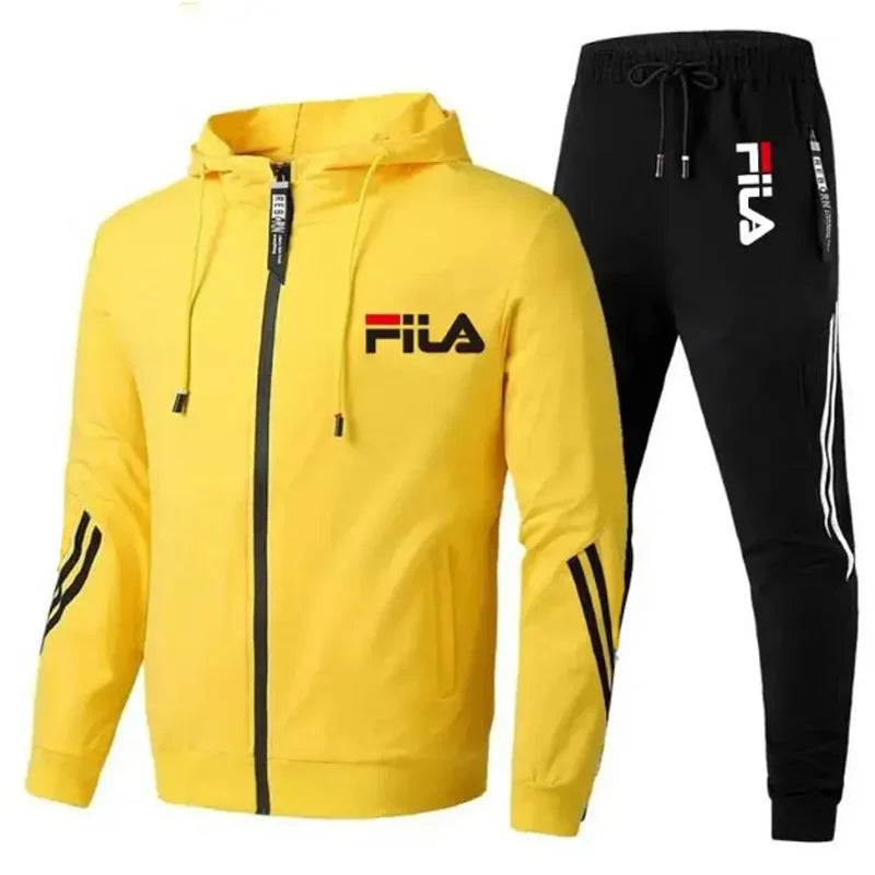 Men's Outdoor Jogging Set: Spring/Fall Tracksuit & Fitness