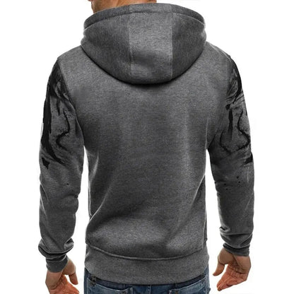 Everyday Style Gradient Print Hoodie