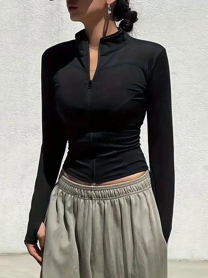 Women’s Fall Pilates Jacket Quick-Dry Gym & Running Gear