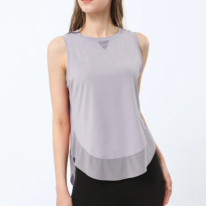 Summer Cool  Breathable Mesh Yoga Tank