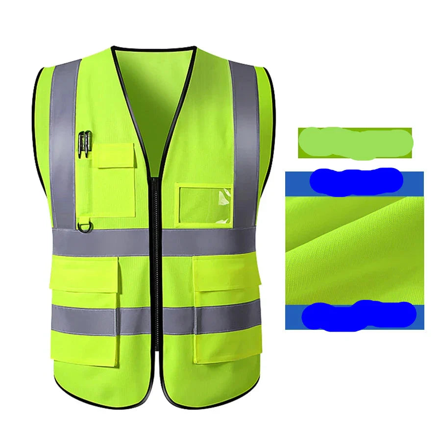 High Visibility Safety Vest for Traffic and Nighttime Safety