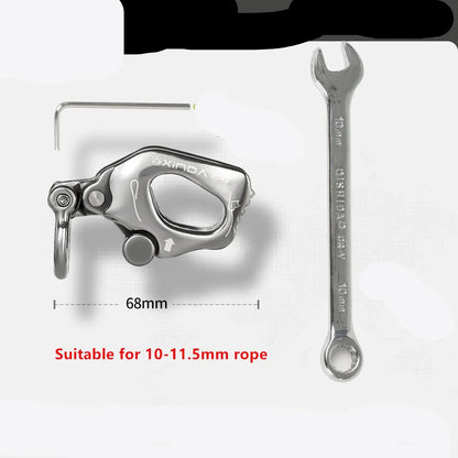 Stainless Steel Descender for Work & Rock Climbing