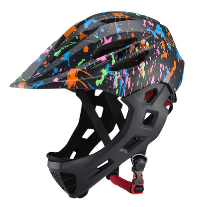 Kids Full-Face Bike Helmet: Adjustable & Lightweight