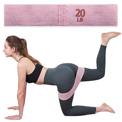 Anti-Slip Hip Resistance Bands Glute & Thigh Fitness Strips