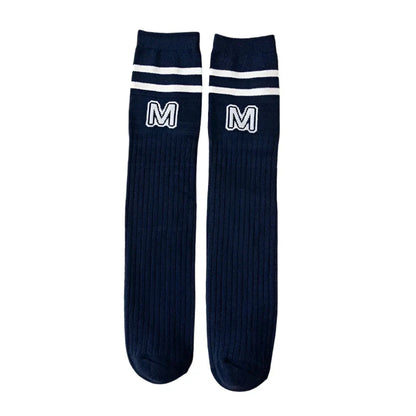 Kids' Letter Knee High Socks