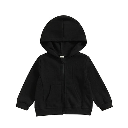 Hoodie Long Sleeve Hooded Zip Up Sweatshirt Jacket for Boys & Girls