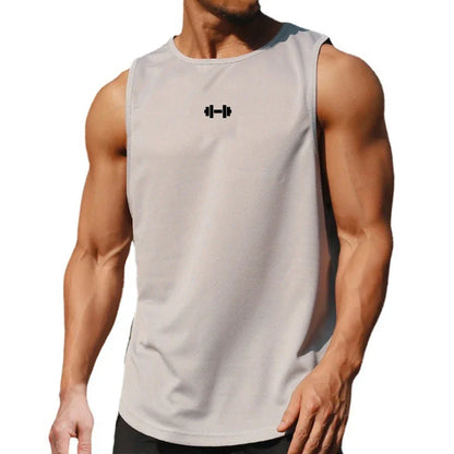 Men's Summer Running Vest & Gym Tank Top Quick-Dry
