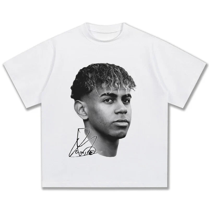 American Retro Hip-Hop Cotton Streetwear Fashion T-Shirt