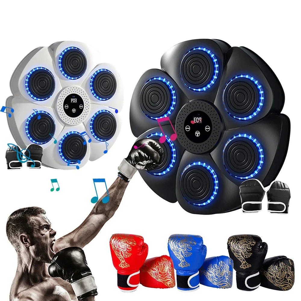 Improve Your Reflexes  Music Boxing Target with Gloves
