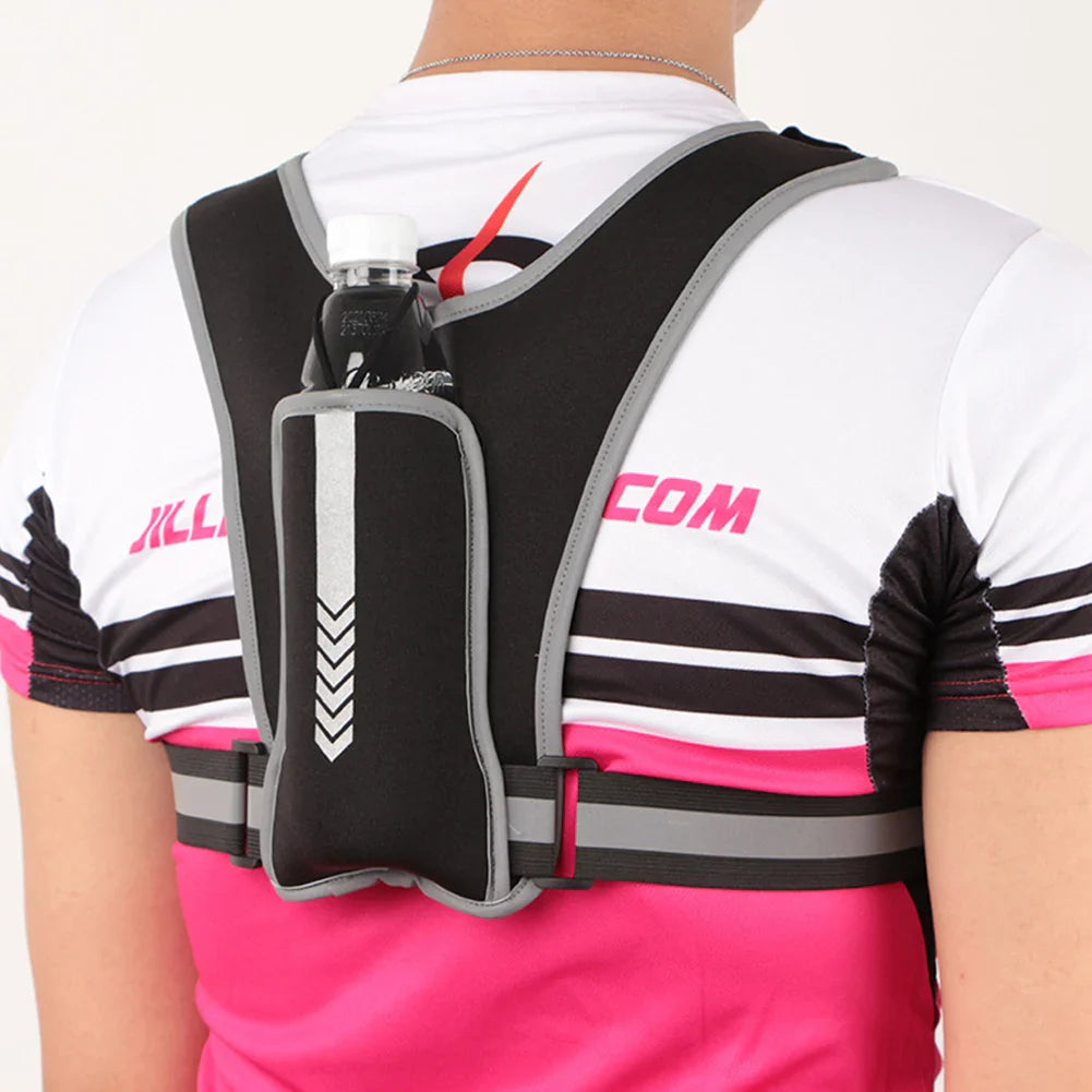 Reflective Running Vest with Phone Pocket
