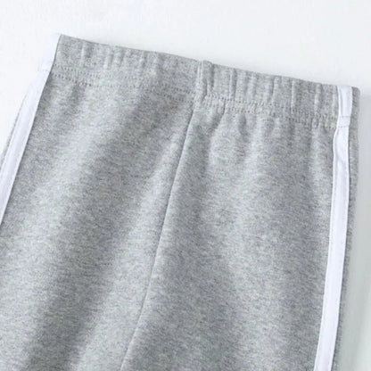 Comfortable Girls' Leggings with Side Stripes