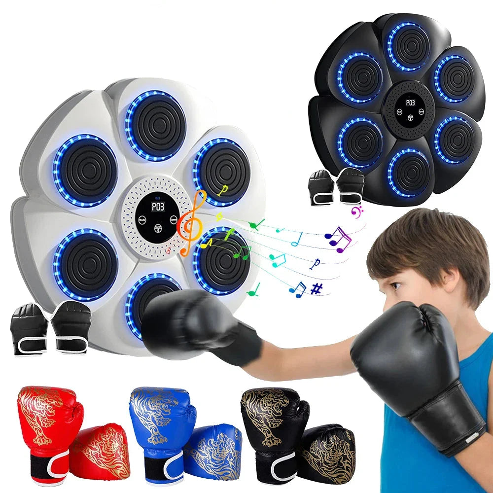 Improve Your Reflexes  Music Boxing Target with Gloves