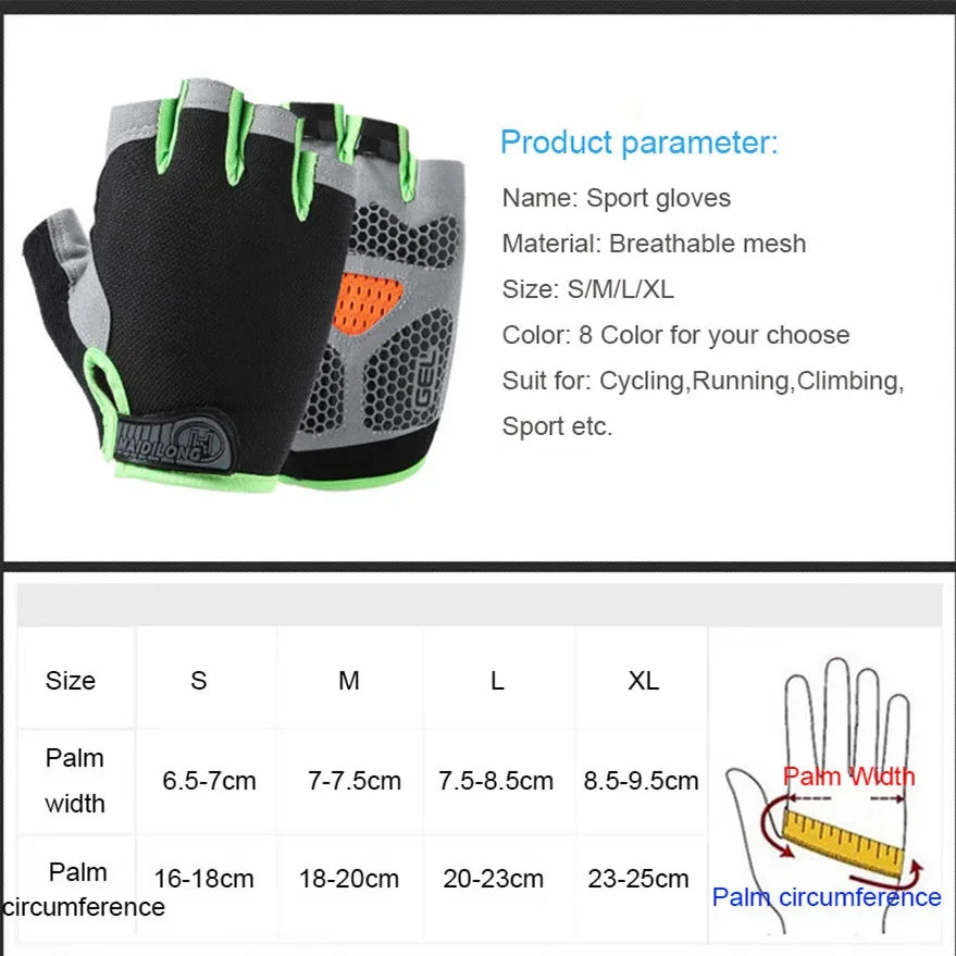 Non-Slip Weightlifting Breathable Training Gloves for Men & Women
