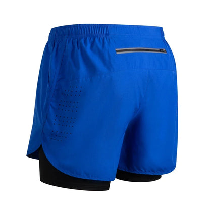 Reflective Men's 2-in-1 Running & Training Shorts