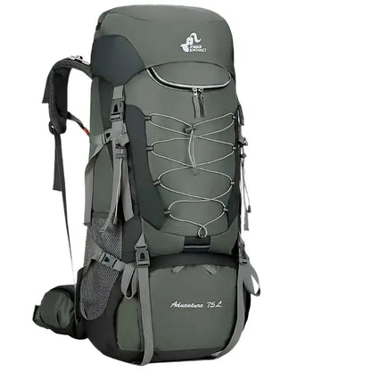 75L Camping Backpack Travel Sport Bag With Rain Cover