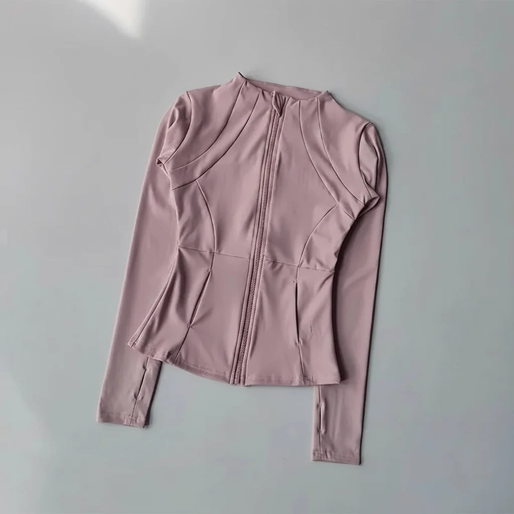 Women's Slim-Fit Yoga Quick-Dry Running Jacket