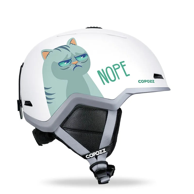 Confidence on the Slopes Half Covered Ski Helmet
