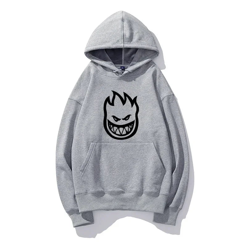 Unisex Printed Letter Hoodies for Outdoor Adventures