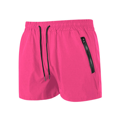 Men’s Quick-Dry Swim & Gym Shorts with Zipper Pockets