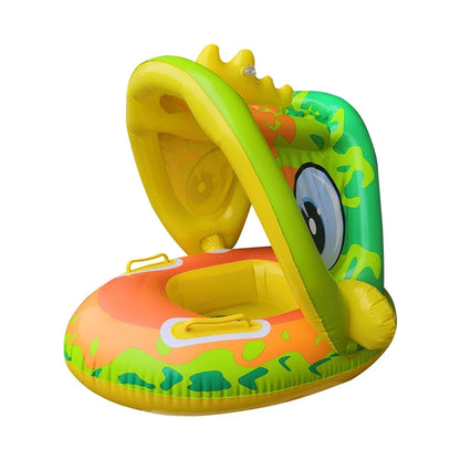 Safe and Sunny Inflatable Baby Swim Seat with Sunshade