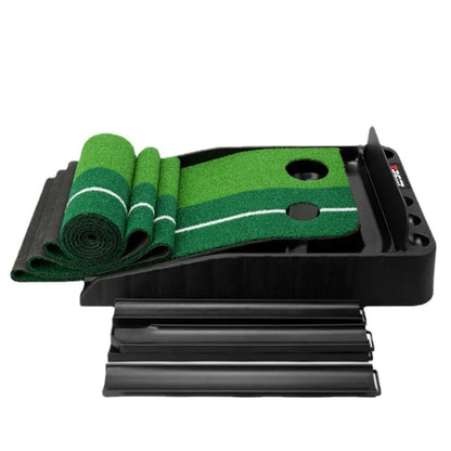 Portable Golf Putting Mat  True Roll Surface  Non-Slip Base