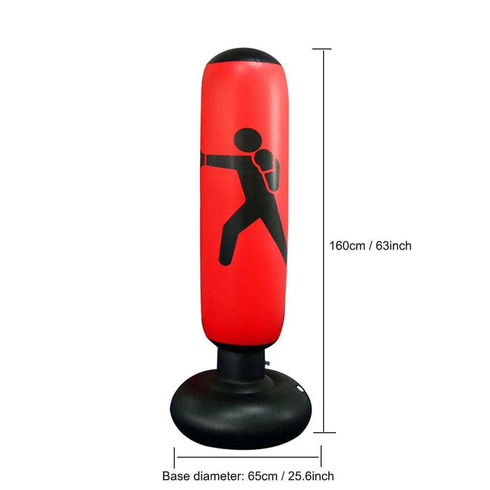Inflatable Punching Bag for Kids' Fitness Training
