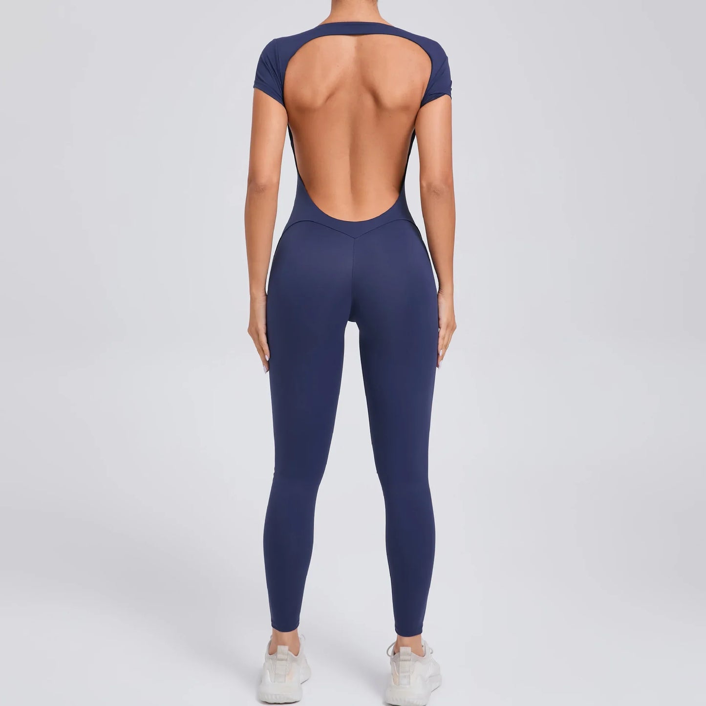 Breathable Yoga Jumpsuit with Hip Lifting Design