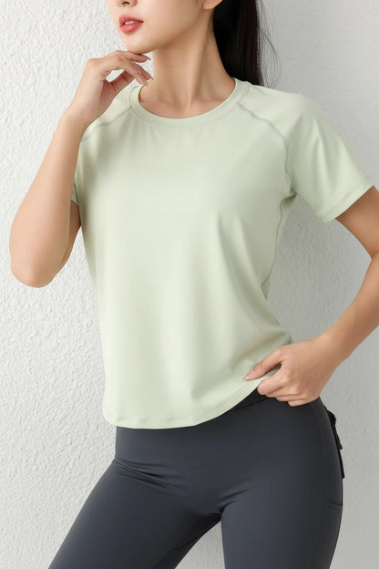 Women's Loose Quick-Dry Mesh Sports T-Shirt