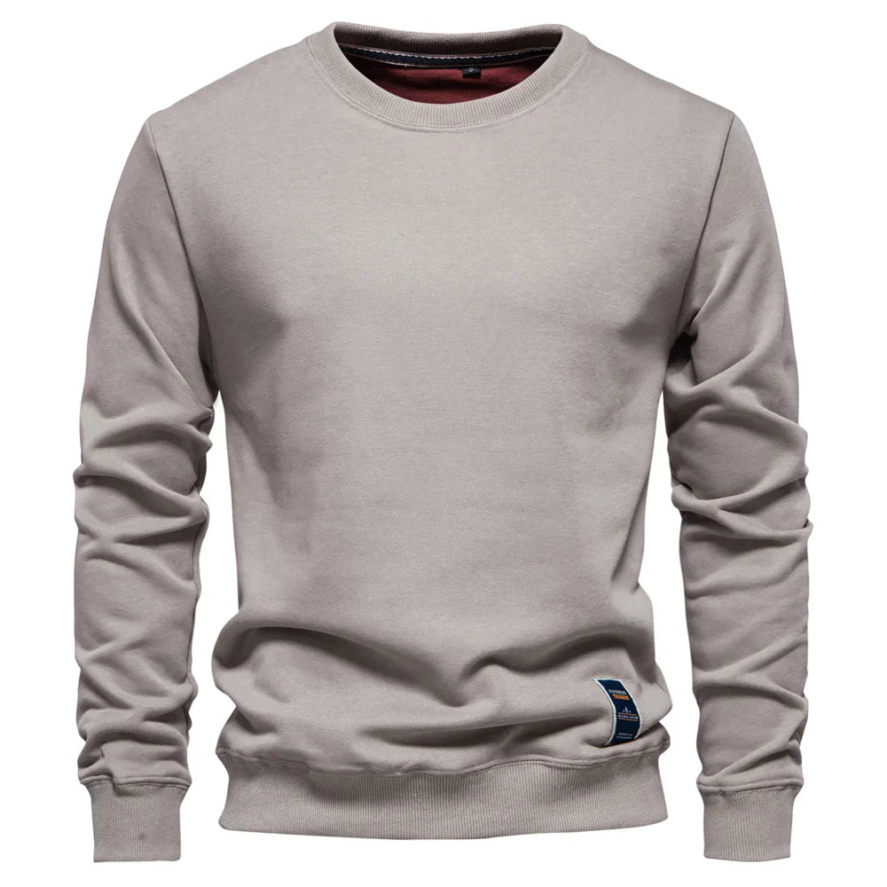 Men's Cotton Blend Crewneck Sweatshirt  Casual and Comfortable