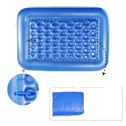 All in One Inflatable Pool  Splash  Play  and Relax