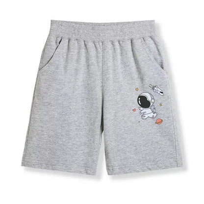 Boys' Athletic Shorts Astronaut Design