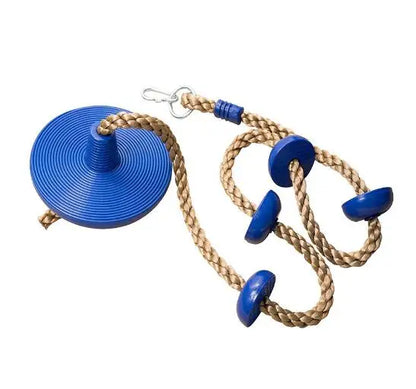 Outdoor Adventure: Swing Set with Climbing Rope for Kids