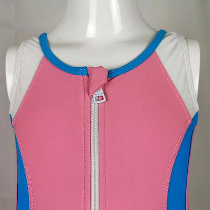 Children s One Piece Swimsuit with Front Zip
