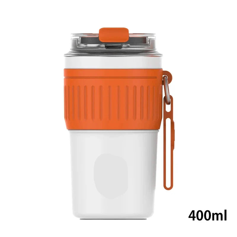 Portable Coffee Mug with Lifting Rope