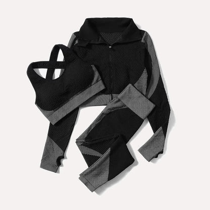 Yoga Leggings & Top Set Workout Clothes Gym Wear
