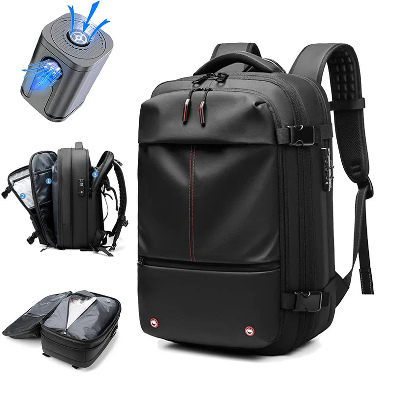 Large Capacity Travel Backpack with Compression Straps