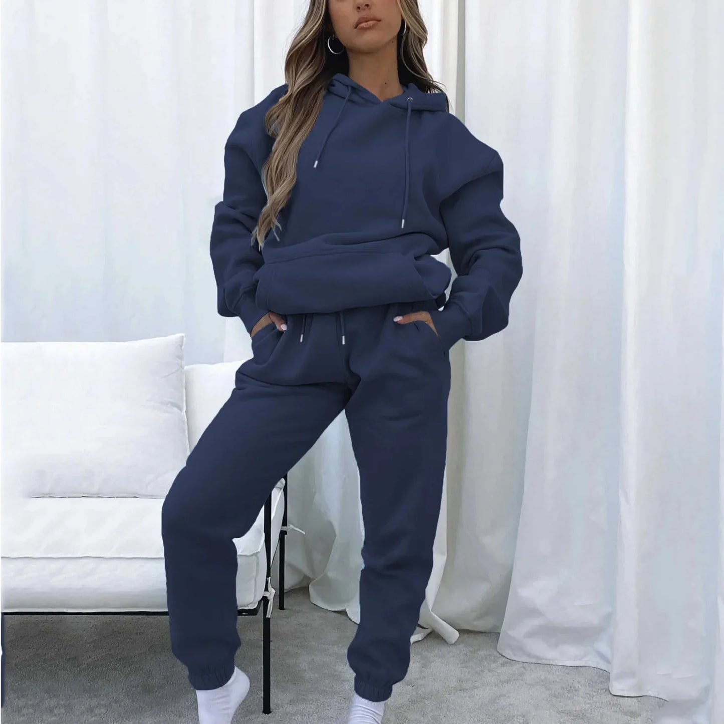 Cozy and Stylish  2 Piece Tracksuit Set