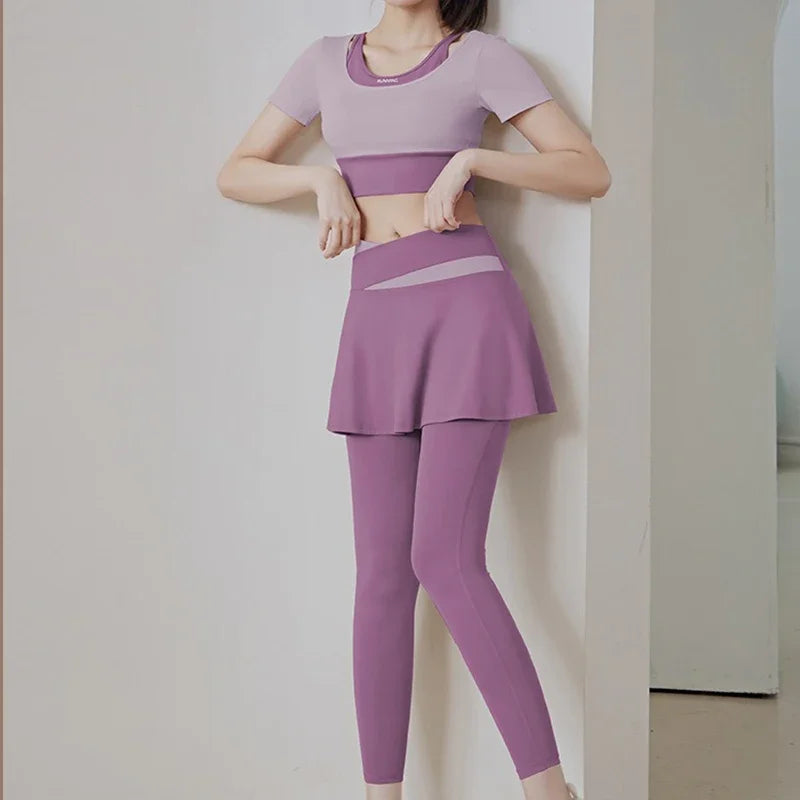 Aiithuug Tennis Skorts Versatile Workout Leggings