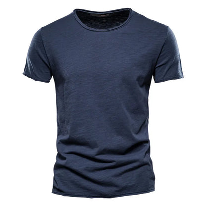 Men's Soft Cotton Casual Slim Fit Summer T-Shirt