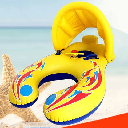 Beach Day Essentials Baby Swim Circle with UV Protection