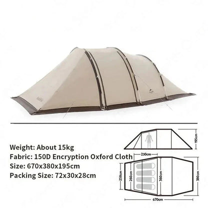Weatherproof Camping Shelter for Groups