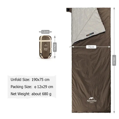 Sleeping Bag Ultralight Cotton Outdoor Hiking Camping