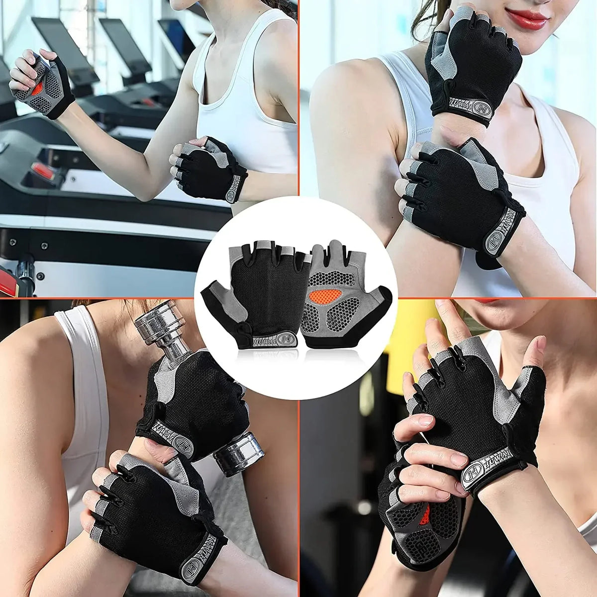 Non-Slip Weightlifting Breathable Training Gloves for Men & Women