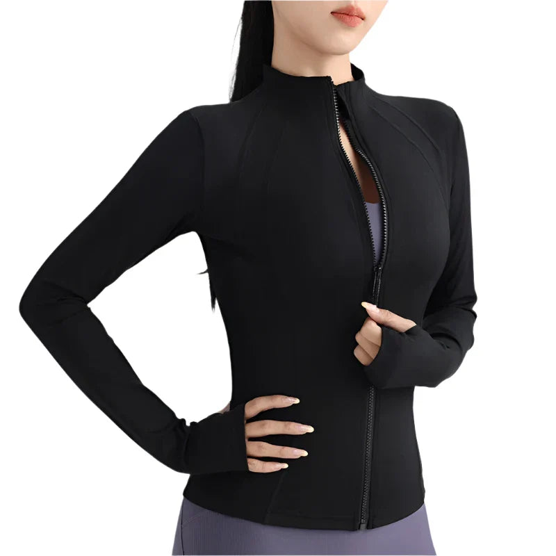 Women's Full Zip Yoga Jacket