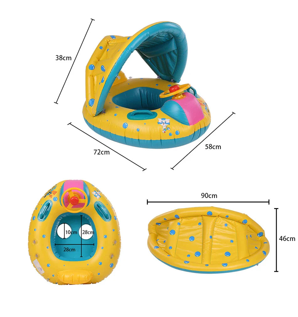 Baby Swimming Pool Float Infant Inflatable Floating Ring Kids