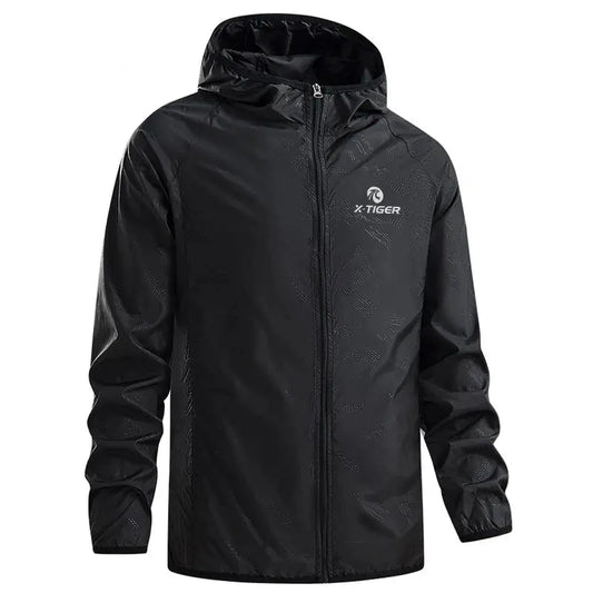 Windproof Jacket with Reflective Stripes