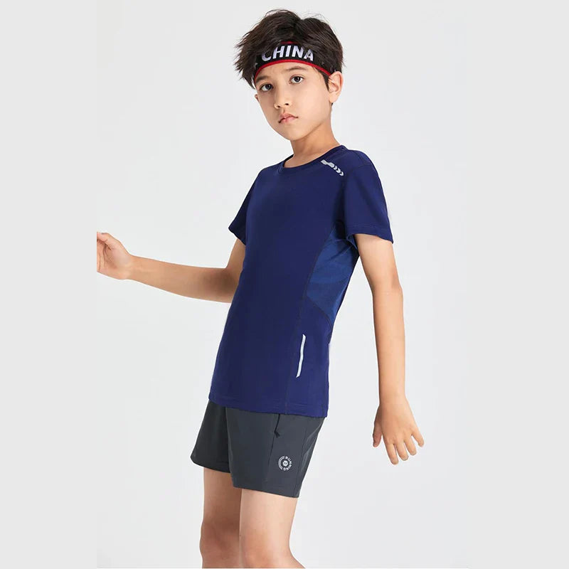Lightweight  Breathable Kids' Running Tee